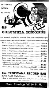 Tropicana Record Bar